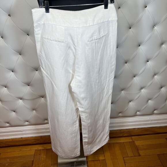 H&M Linen Capri Pants size 14 - Picture 3 of 6